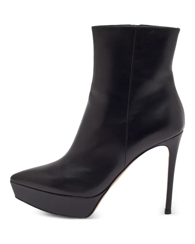 Gianvito Rossi Dasha Stiefel mit Plateau - Schwarz Schwarz