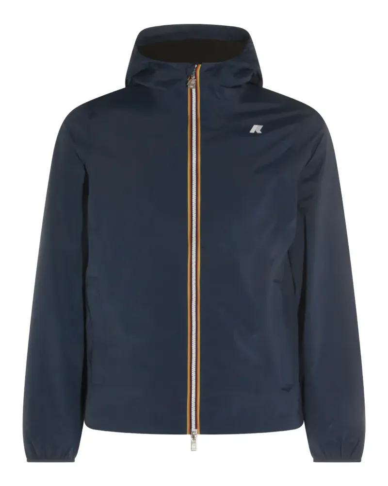 K-Way hooded zip jacket - Blau Blau
