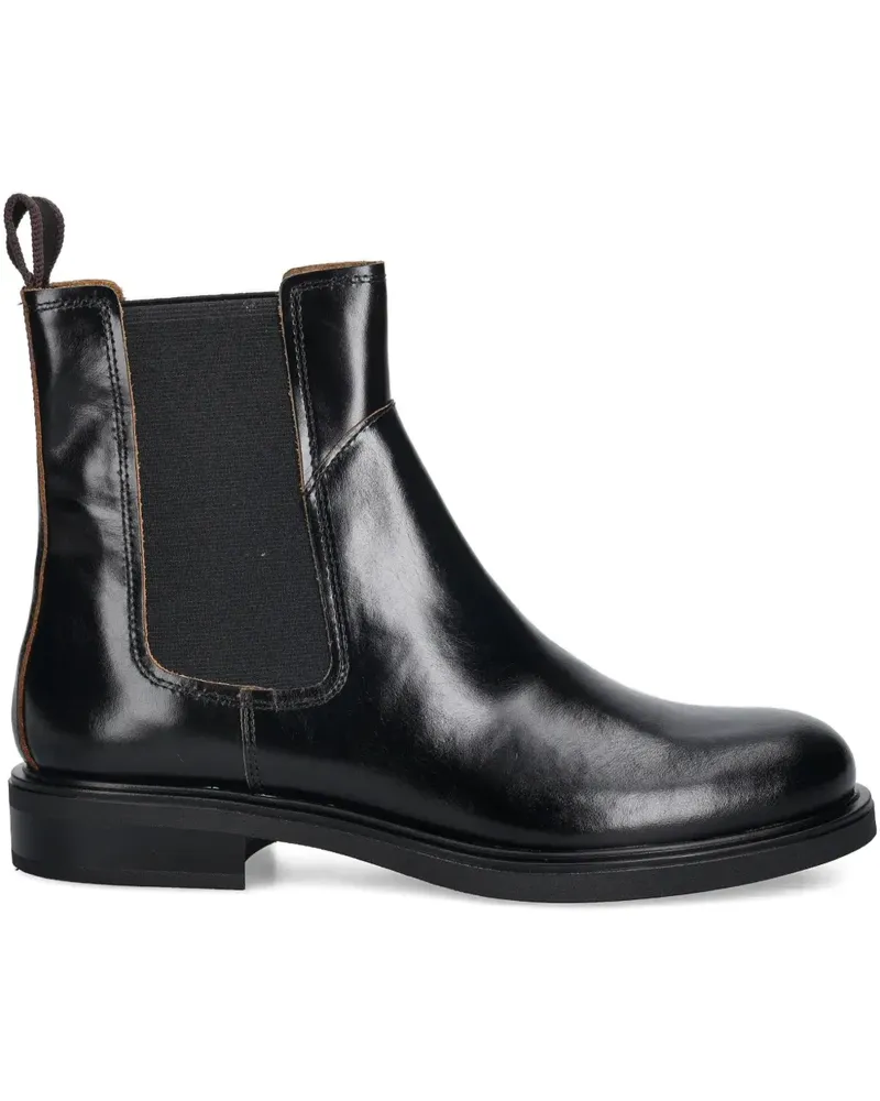 Vagabond 25mm Freya pull-tab Chelsea boots - Schwarz Schwarz
