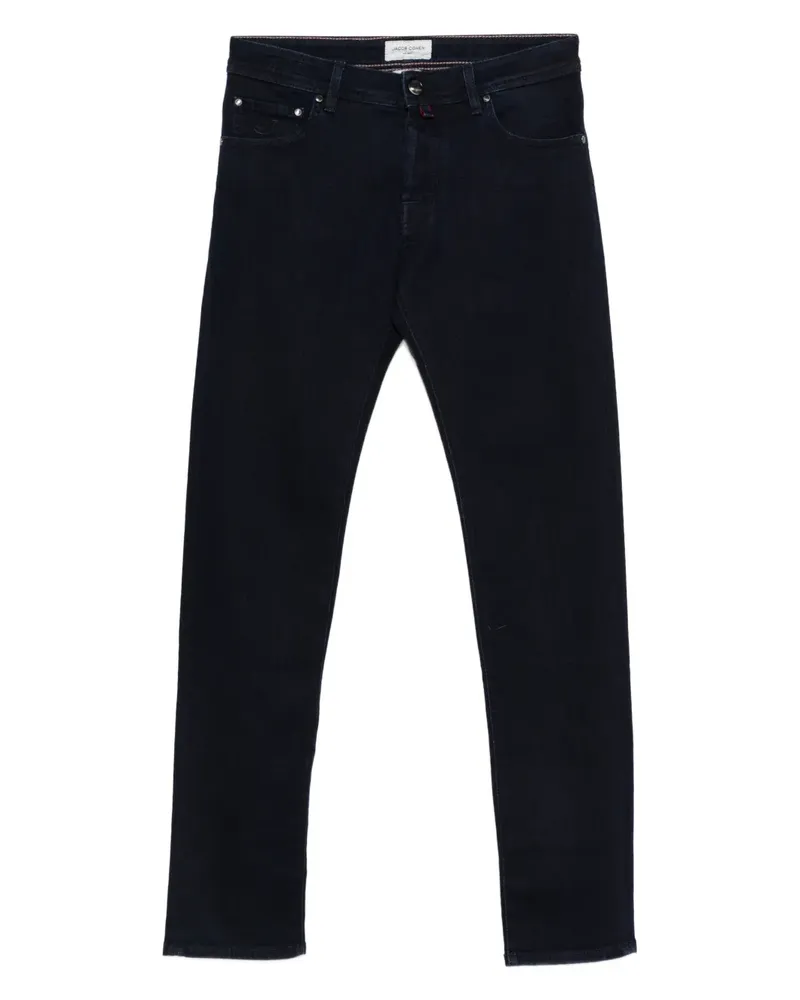 Jacob Cohën Geknöpfte Jeans - Blau Blau