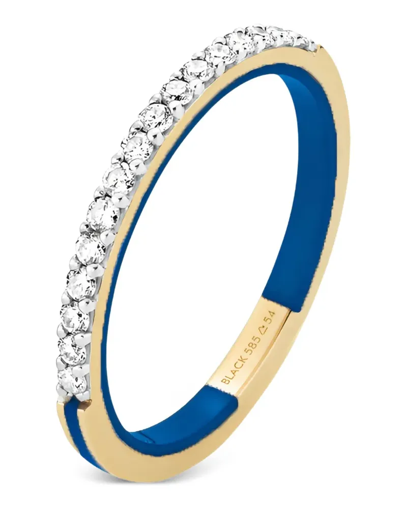 Maria Black 14kt Sunset Boulevard Gelbgoldring mit Diamanten Gold