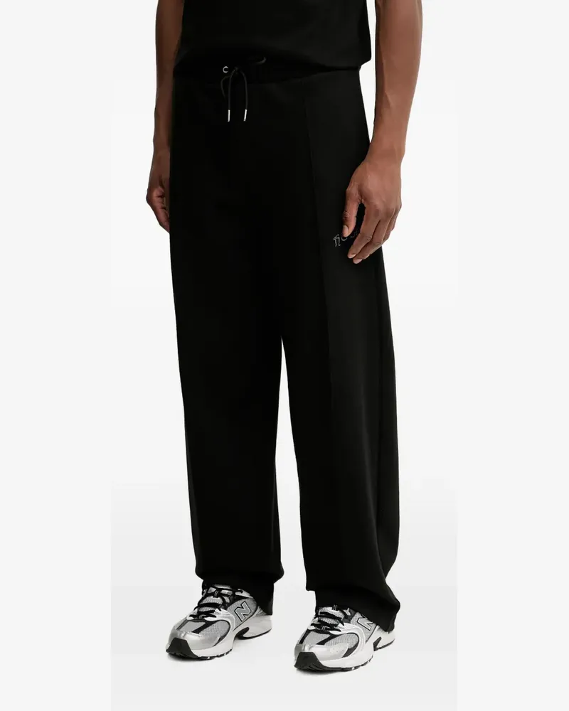 HUGO BOSS Jogginghose mit Logo-Stickerei - Schwarz Schwarz