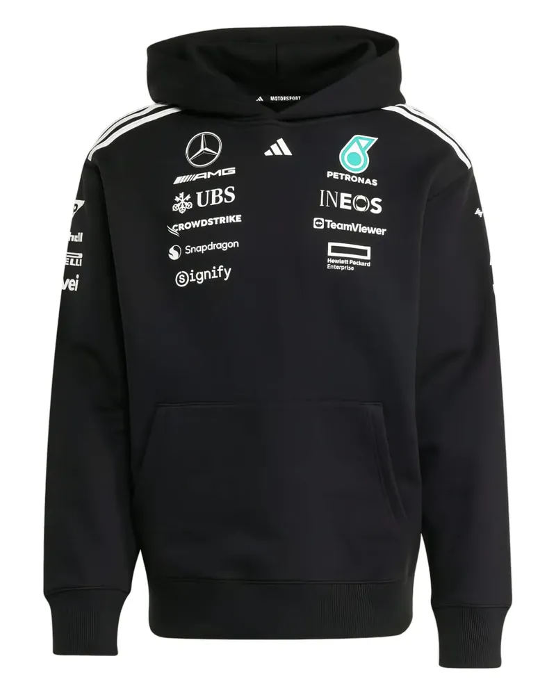adidas Klassischer Hoodie - Schwarz Schwarz
