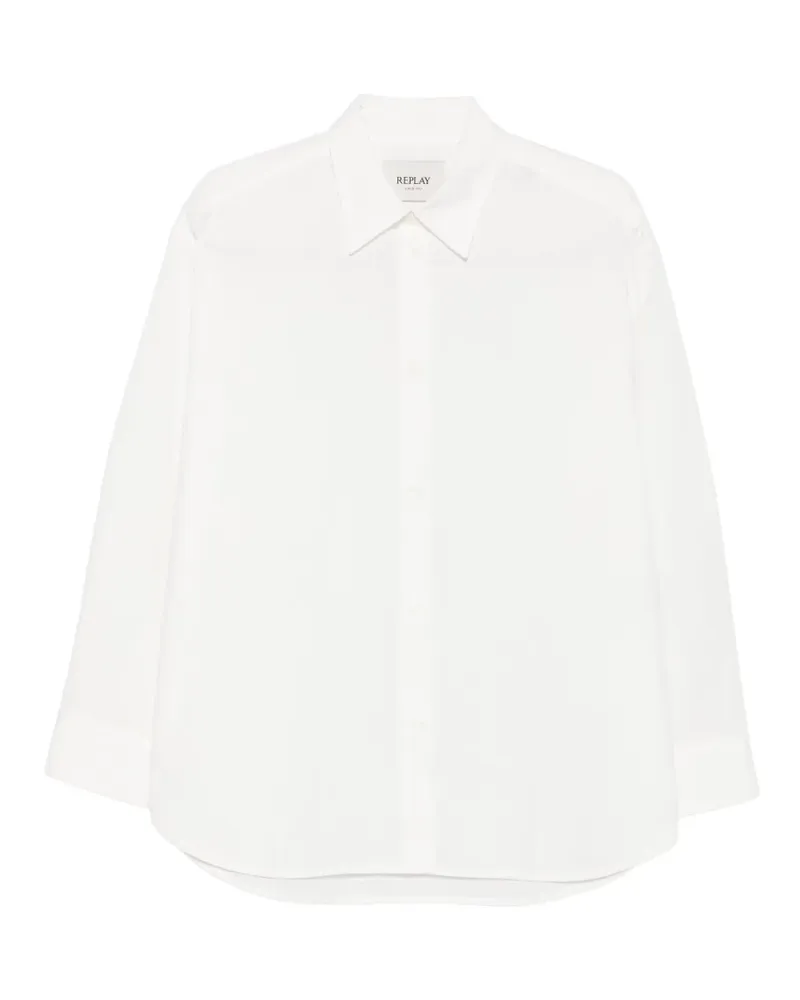 Replay long-sleeve button-fastening shirt - Weiß Weiß