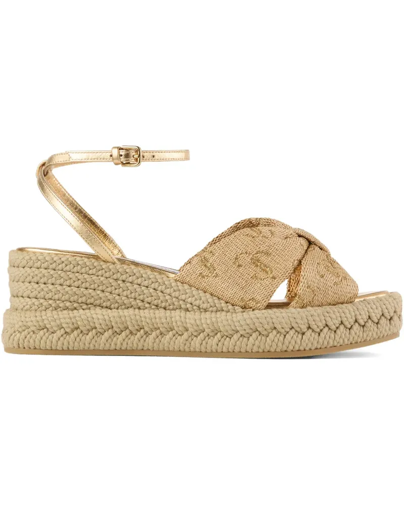 Jimmy Choo Aella Sandalen 60mm - Braun Braun