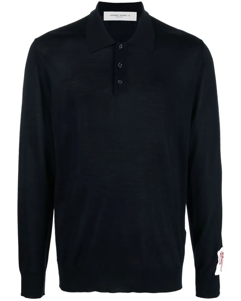Golden Goose Klassisches Poloshirt - Blau Blau