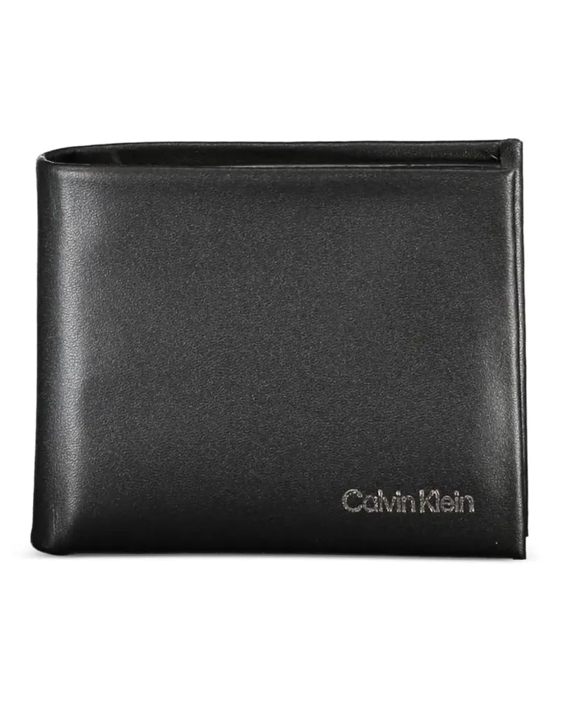 Calvin Klein Portemonnaie mit Logo-Print - Schwarz Schwarz