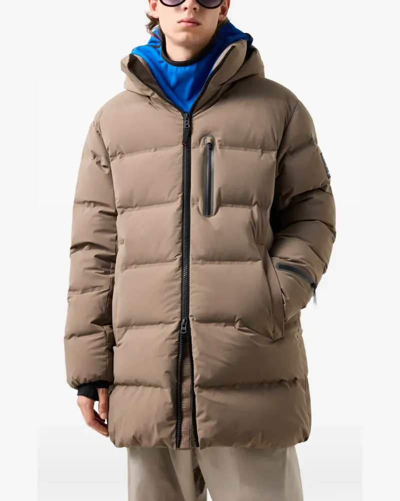 Bogner Fire & Ice Ekin quilted hooded coat - Nude Nude