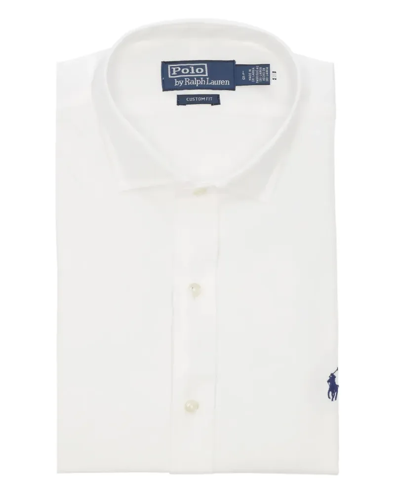 Ralph Lauren Hemd mit Logo-Stickerei - Weiß Weiß