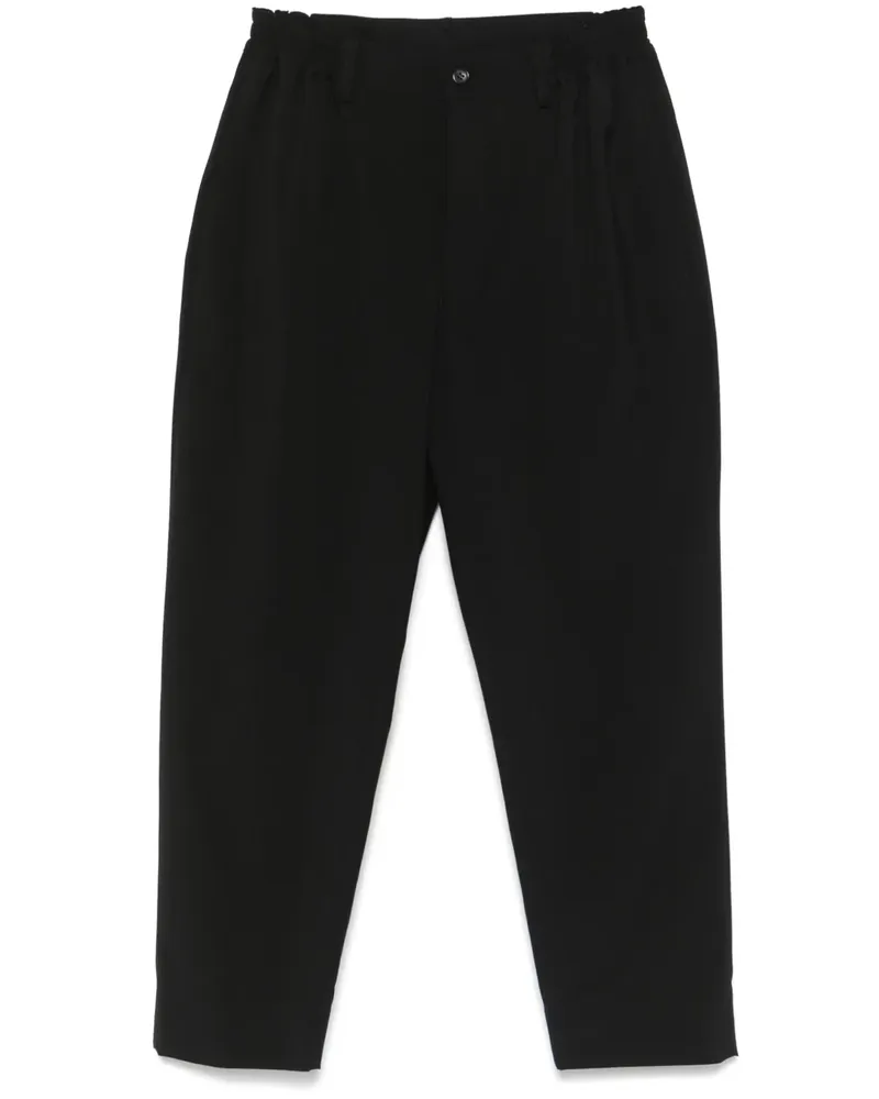 Comme des Garçons Klassische Tapered-Hose - Schwarz Schwarz