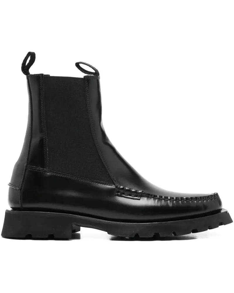 HEREU leather Chelsea boots - Schwarz Schwarz