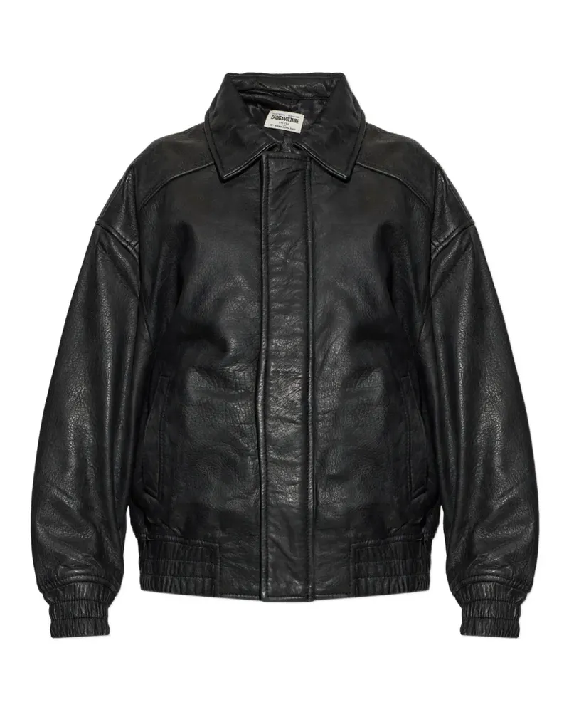 Zadig & Voltaire Loriand Lederjacke - Schwarz Schwarz