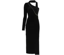 Asymmetrisches Maxikleid - Schwarz
