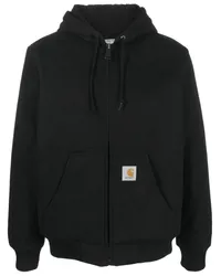 Carhartt WIP Kapuzenjacke mit Logo-Patch Schwarz