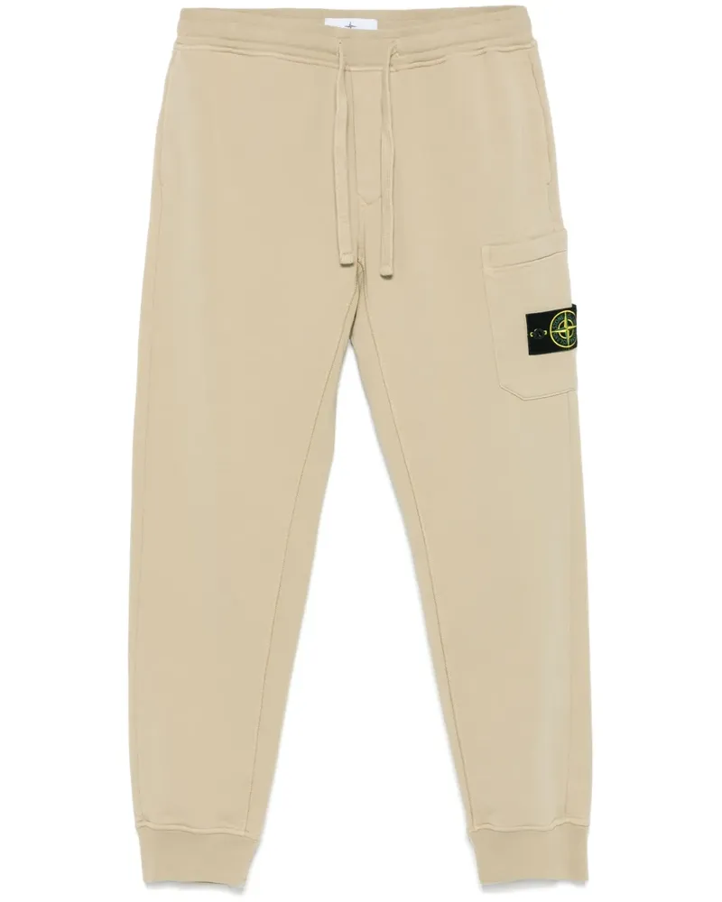 Stone Island Jogginghose mit Kompass-Patch - Nude Nude
