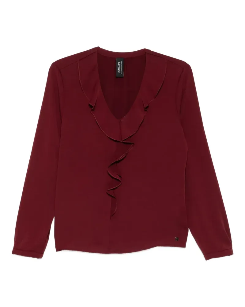 Marc Cain Bluse mit Rüschen - Rot Rot