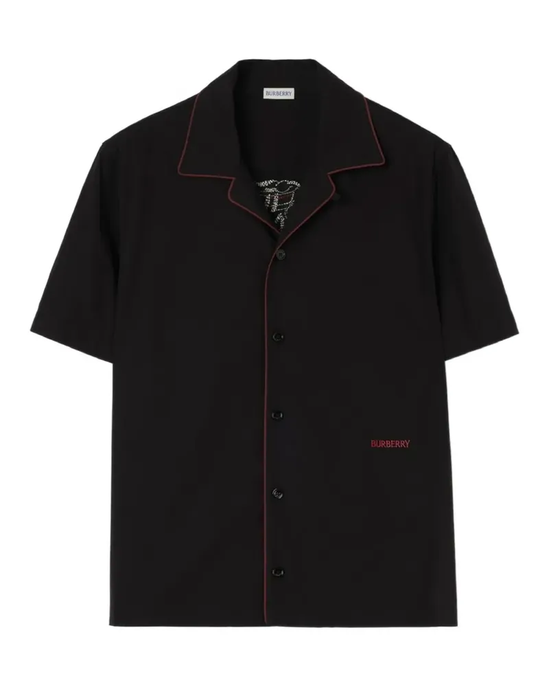 Burberry Knight Heart Hemd - Schwarz Schwarz
