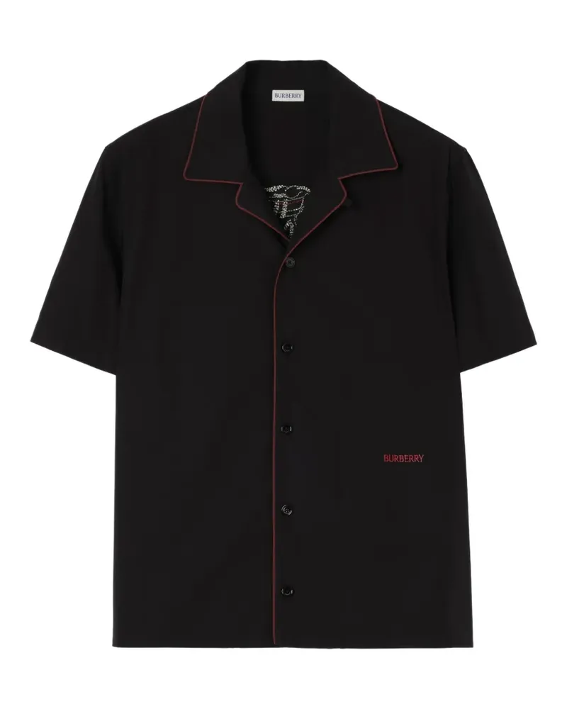 Burberry Knight Heart Hemd - Schwarz Schwarz