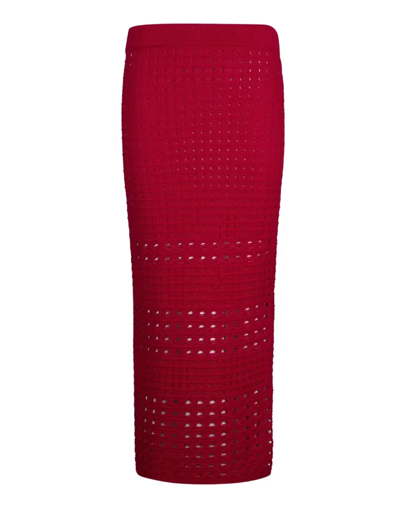 Liu Jo crochet midi skirt - Rot Rot