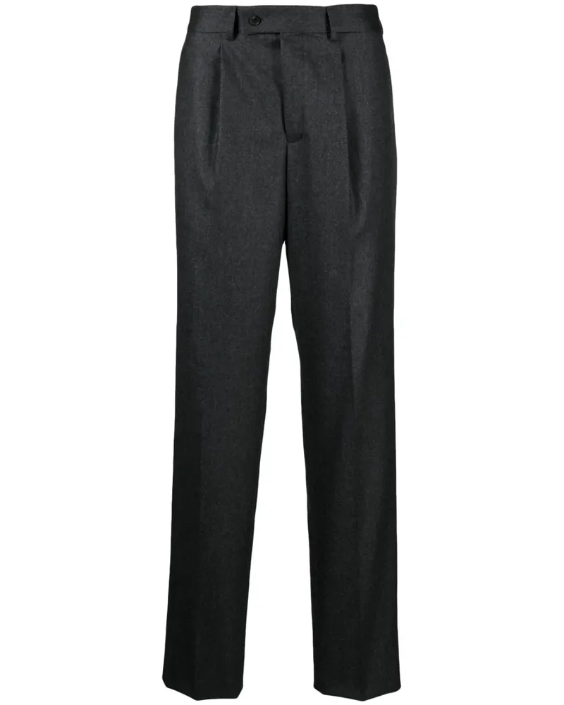Caruso Hose mit geradem Bein - Grau Grau