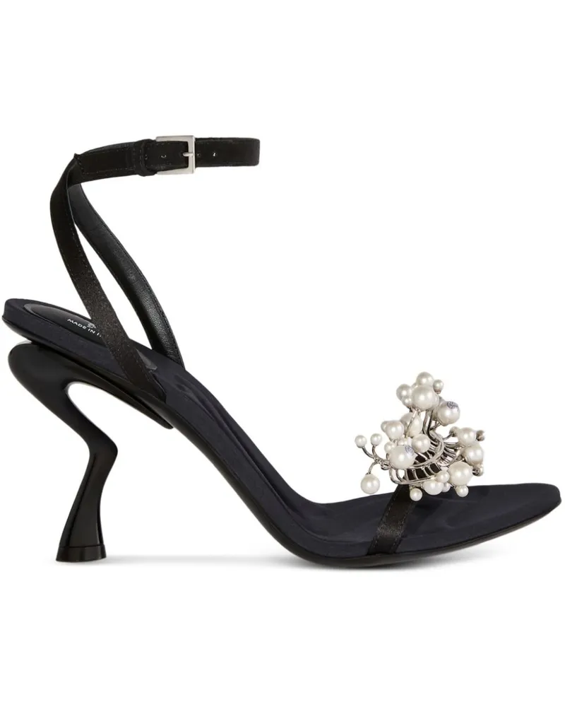 Emilio Pucci Verzierte Sandalen 95mm - Schwarz Schwarz