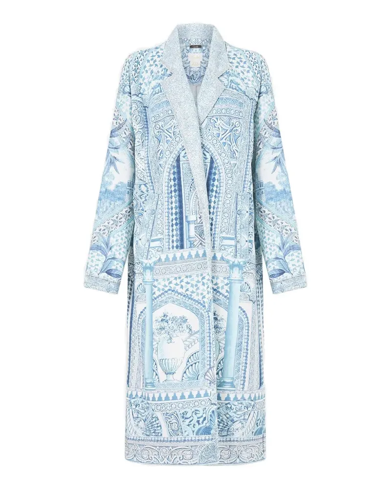 Camilla The Hum of the Alhambra trench coat - Blau Blau