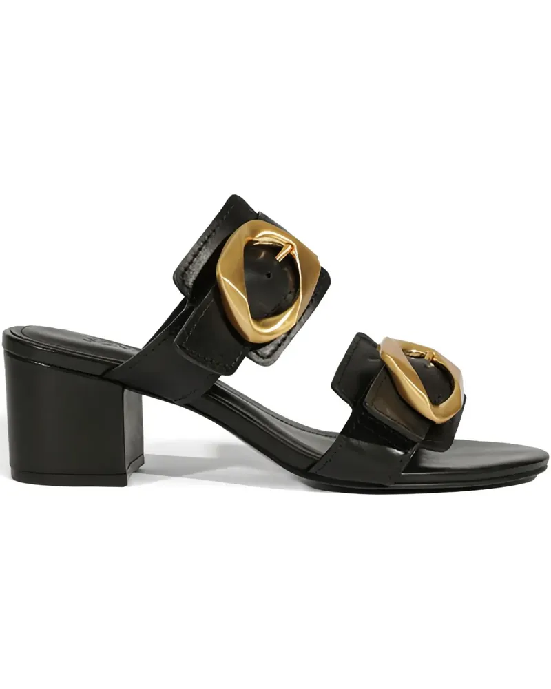 Schutz Olga Sandalen mit Schnalle 60mm - Schwarz Schwarz