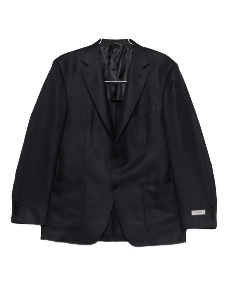 Canali pocket two-button blazer - Blau Blau