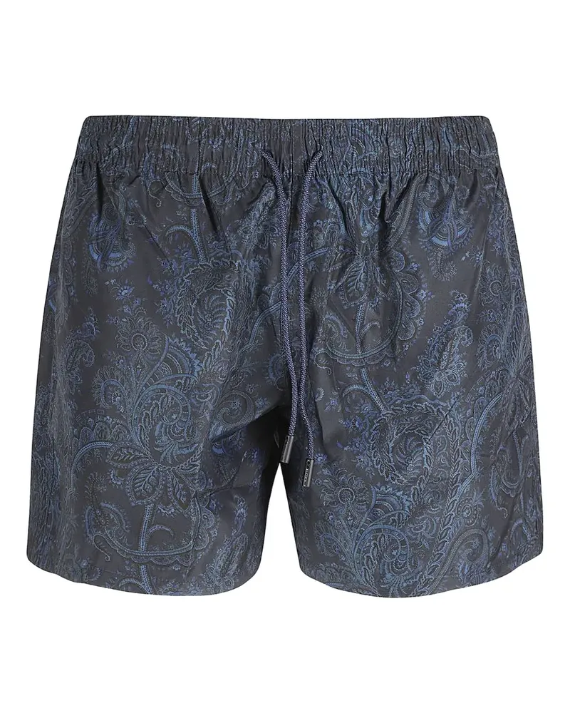 Etro Badeshorts mit Paisley-Print - Blau Blau