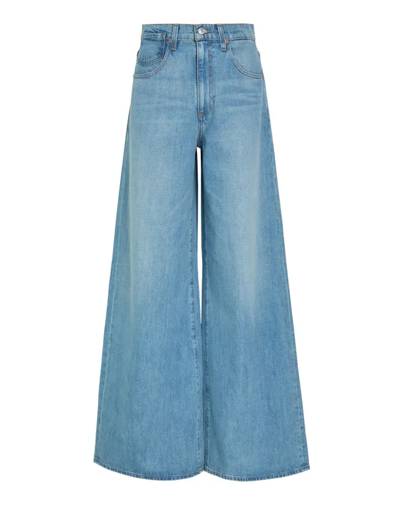Paige Cameron wide-leg denim jeans - Blau Blau