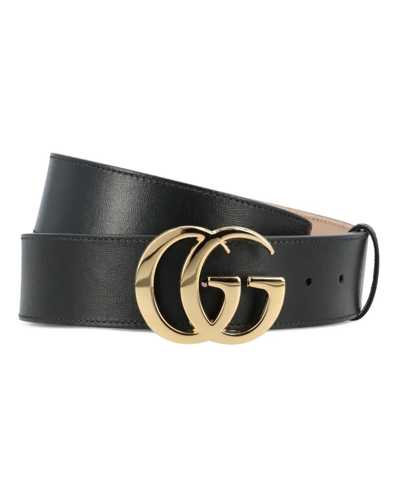 Gucci Marmont Gürtel mit GG - Schwarz Schwarz