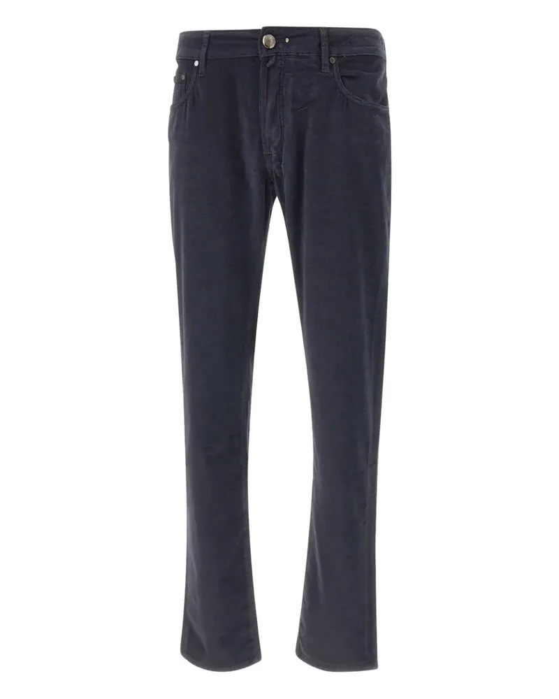 Hand Picked Ravello Hose im Five-Pocket-Design - Blau Blau