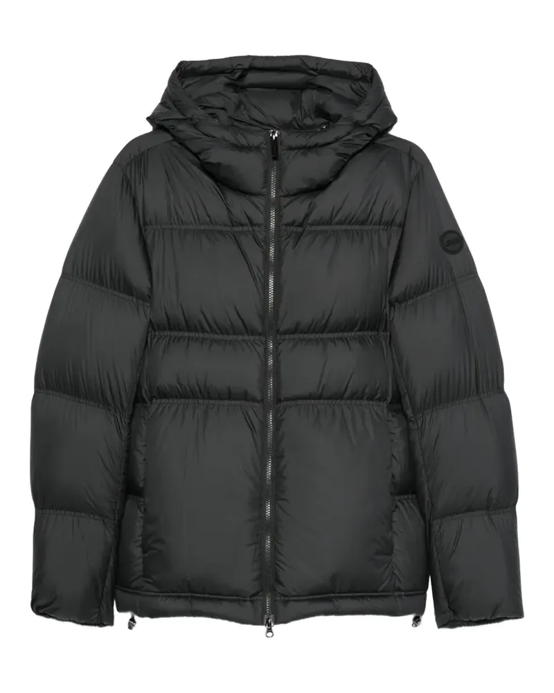 Colmar quilted hooded jacket - Schwarz Schwarz