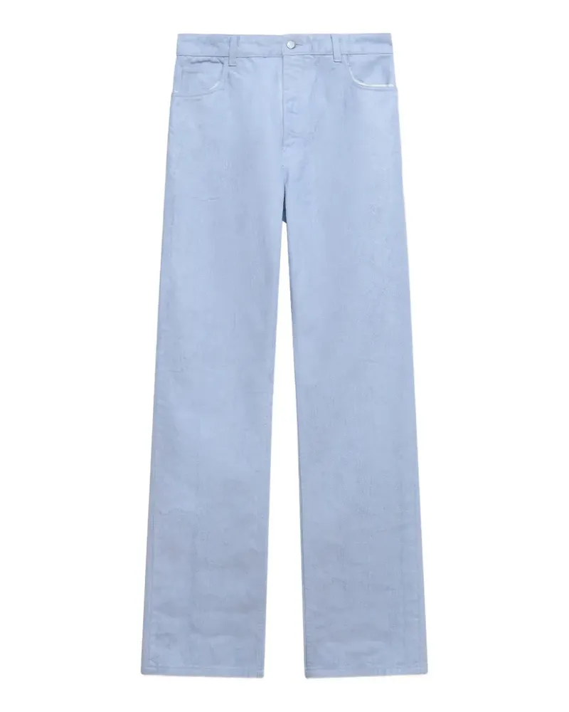 Marni Beschichtete Jeans in Hellblau Blau