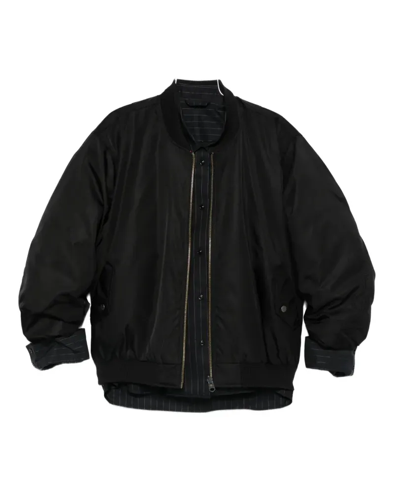 G-STAR RAW reversible bomber jacket - Schwarz Schwarz