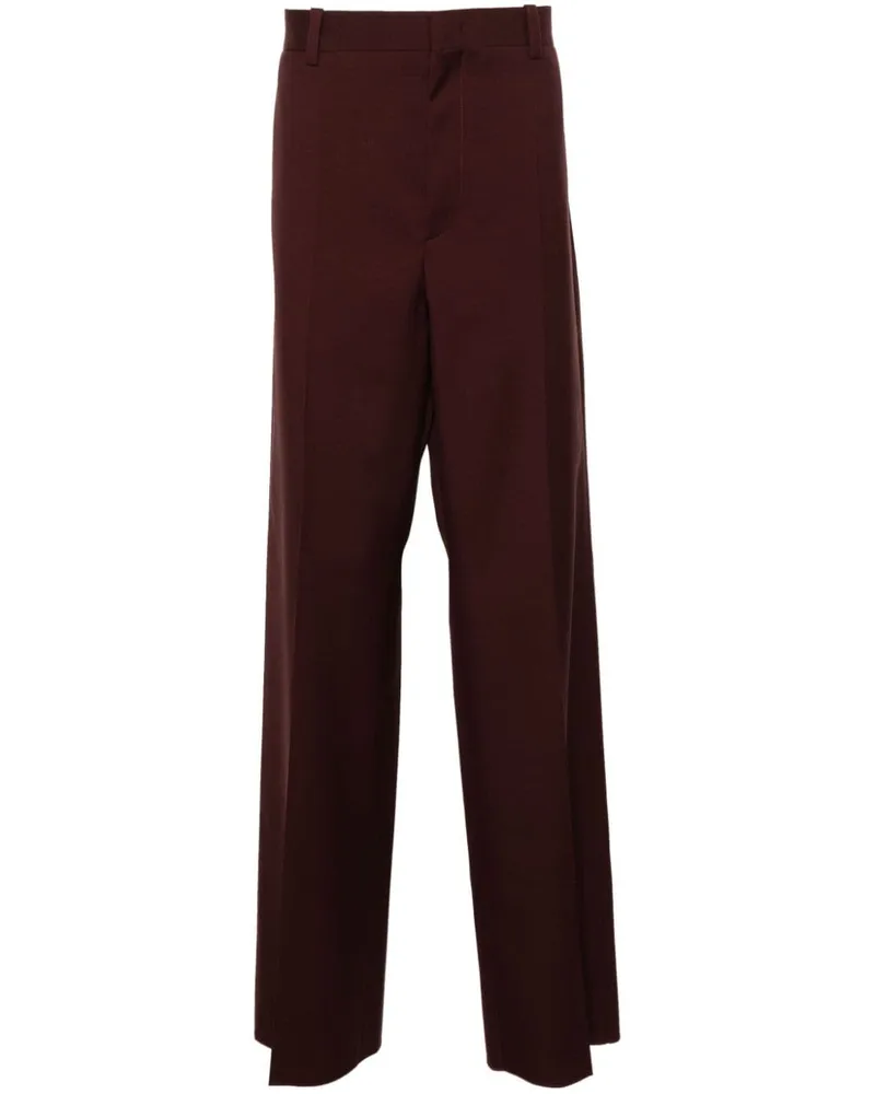 Jil Sander Hose aus Wolle - Rot Rot