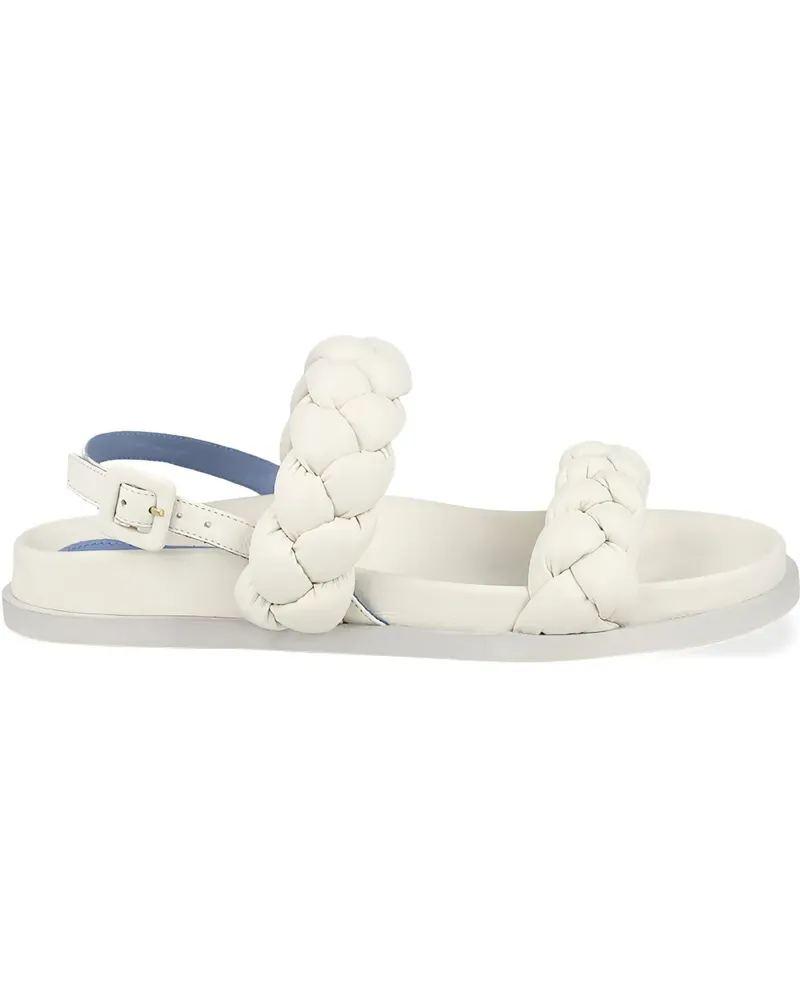 Blue Bird Sandalen mit geflochtenen Riemen - Weiß Weiß