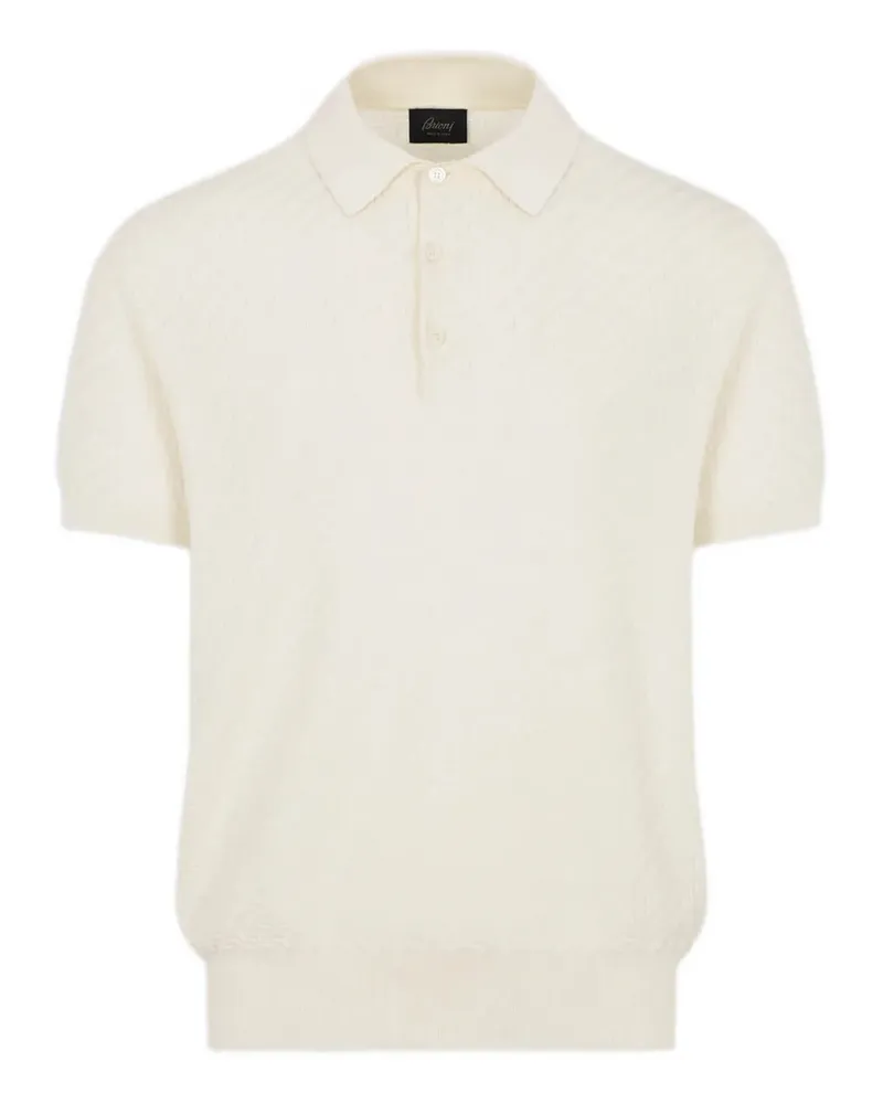 Brioni short-sleeve polo shirt - Nude Nude