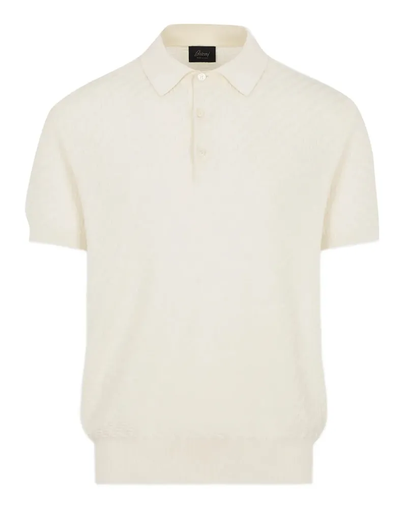 Brioni short-sleeve polo shirt - Nude Nude