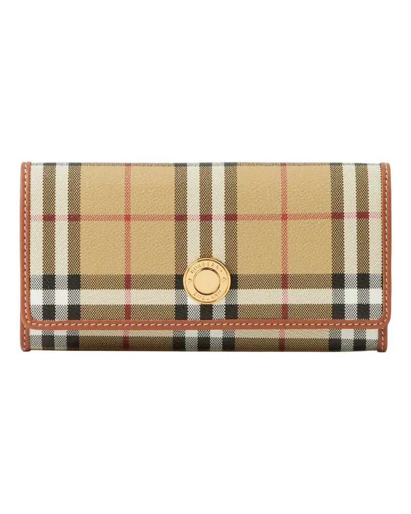 Burberry Portemonnaie mit Check - Nude Nude