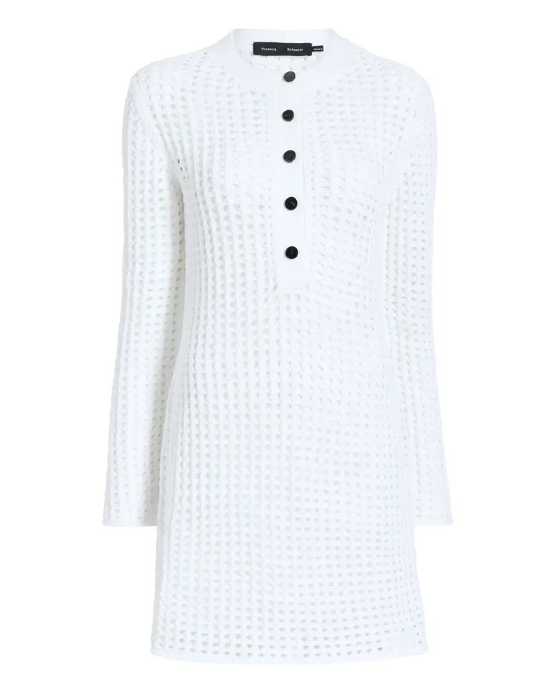 Proenza Schouler Micah Kleid - Weiß Weiß