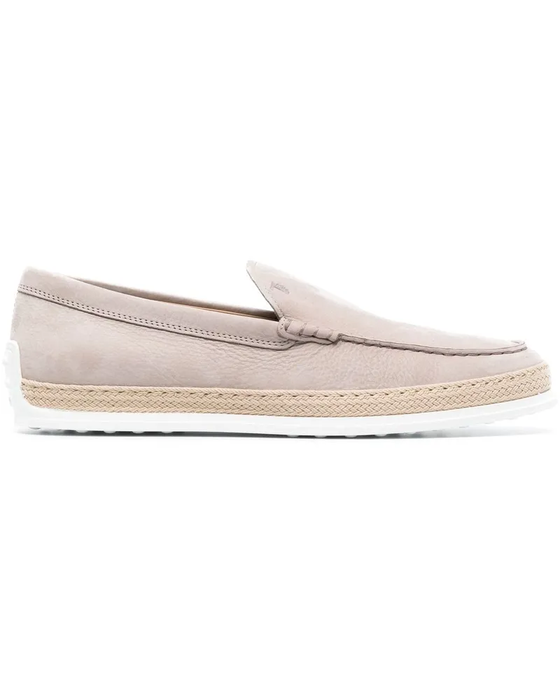 TOD'S Loafer aus Wildleder - Nude Nude