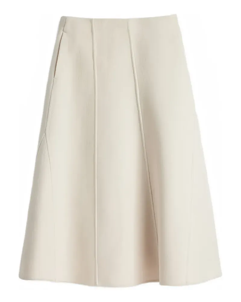 Jil Sander x Moncler panelled A-line skirt - Weiß Weiß