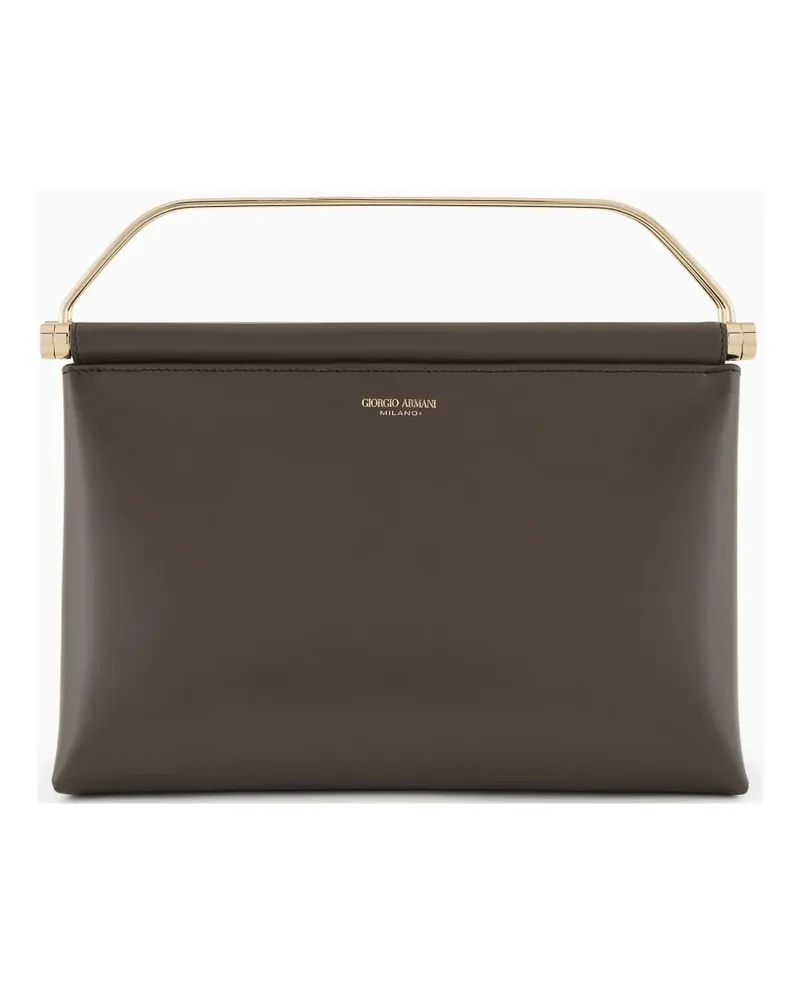 Giorgio Armani Handtasche aus Leder - Braun Braun