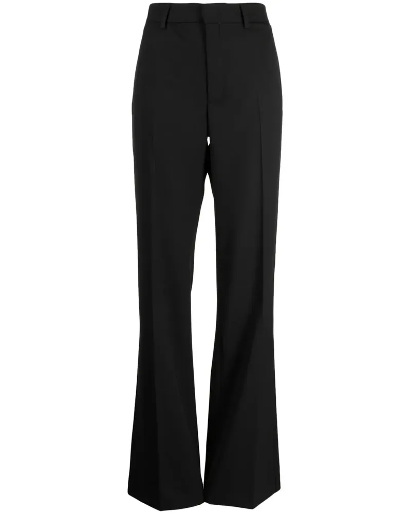 N° 21 High-Waist-Hose mit Bügelfalten - Schwarz Schwarz