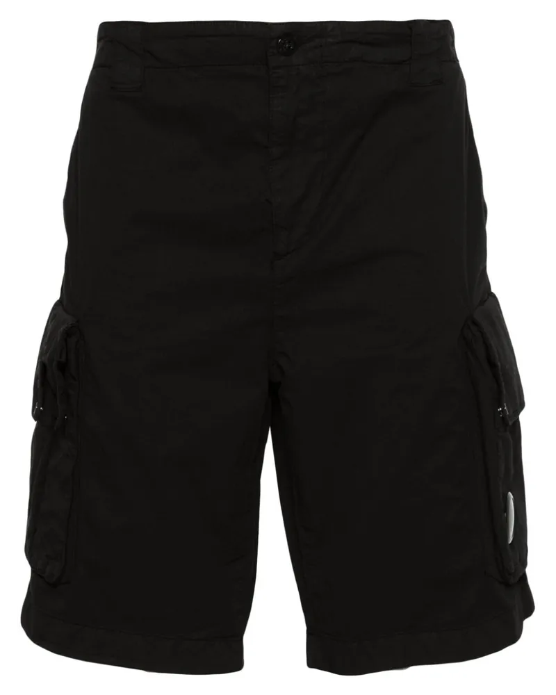 C.P. Company Cargo-Shorts mit Linsen-Detail Schwarz