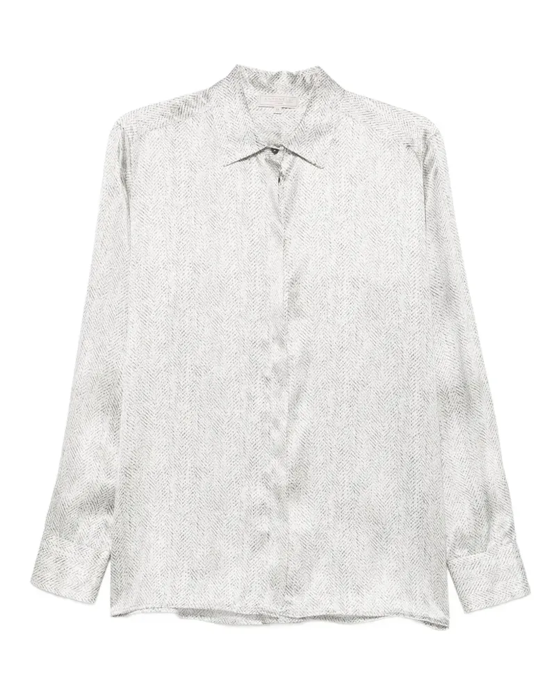 Antonelli Firenze Bitter silk shirt - Grau Grau