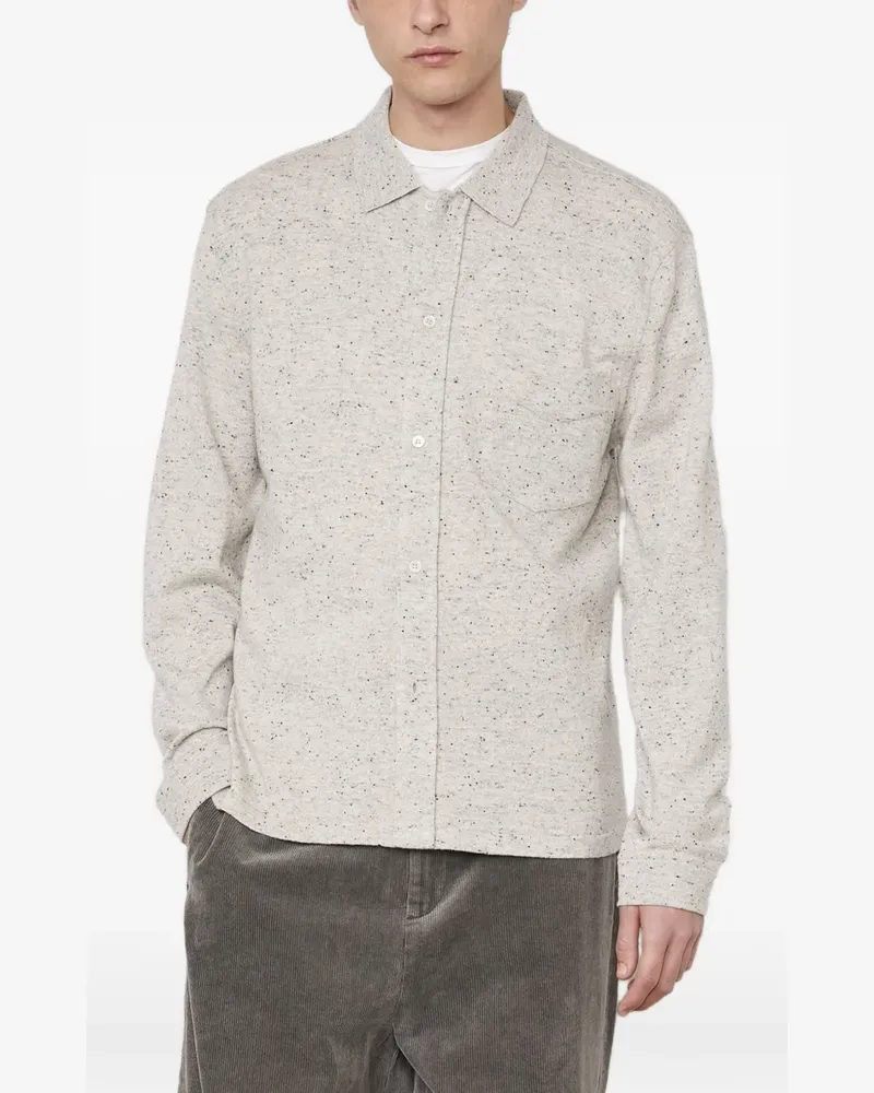 Officine Generale Melierter Pullover - Nude Nude