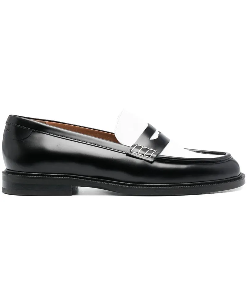 Claudie Pierlot Zweifarbige Loafer Schwarz