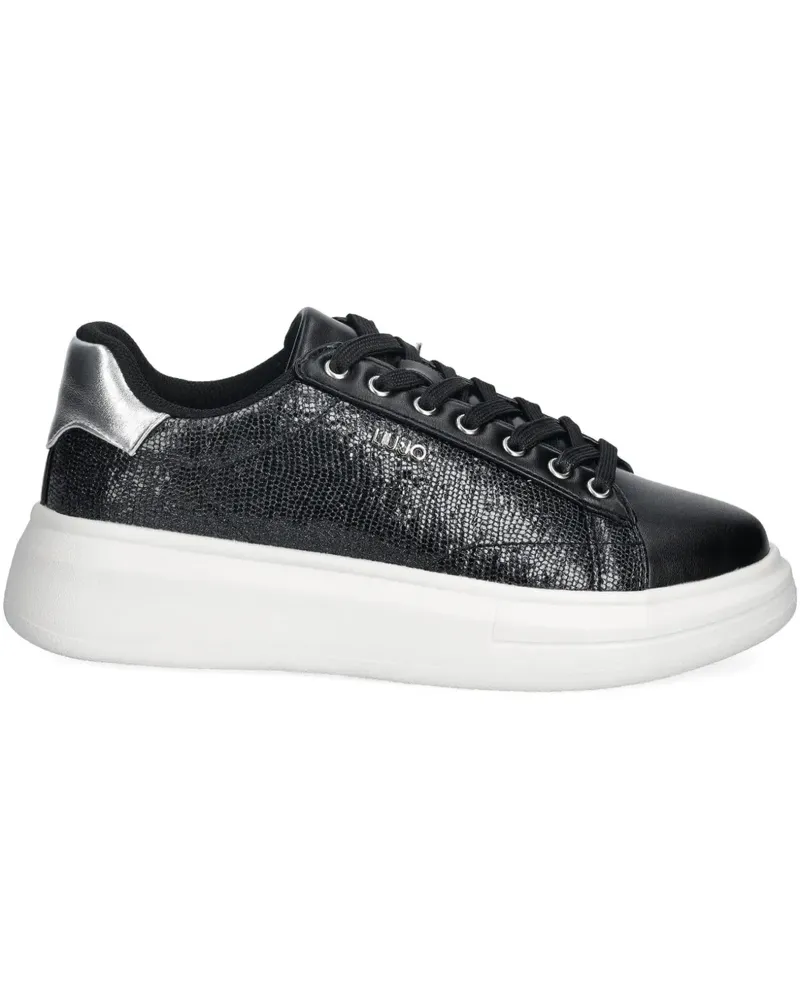 Liu Jo logo sneakers - Schwarz Schwarz